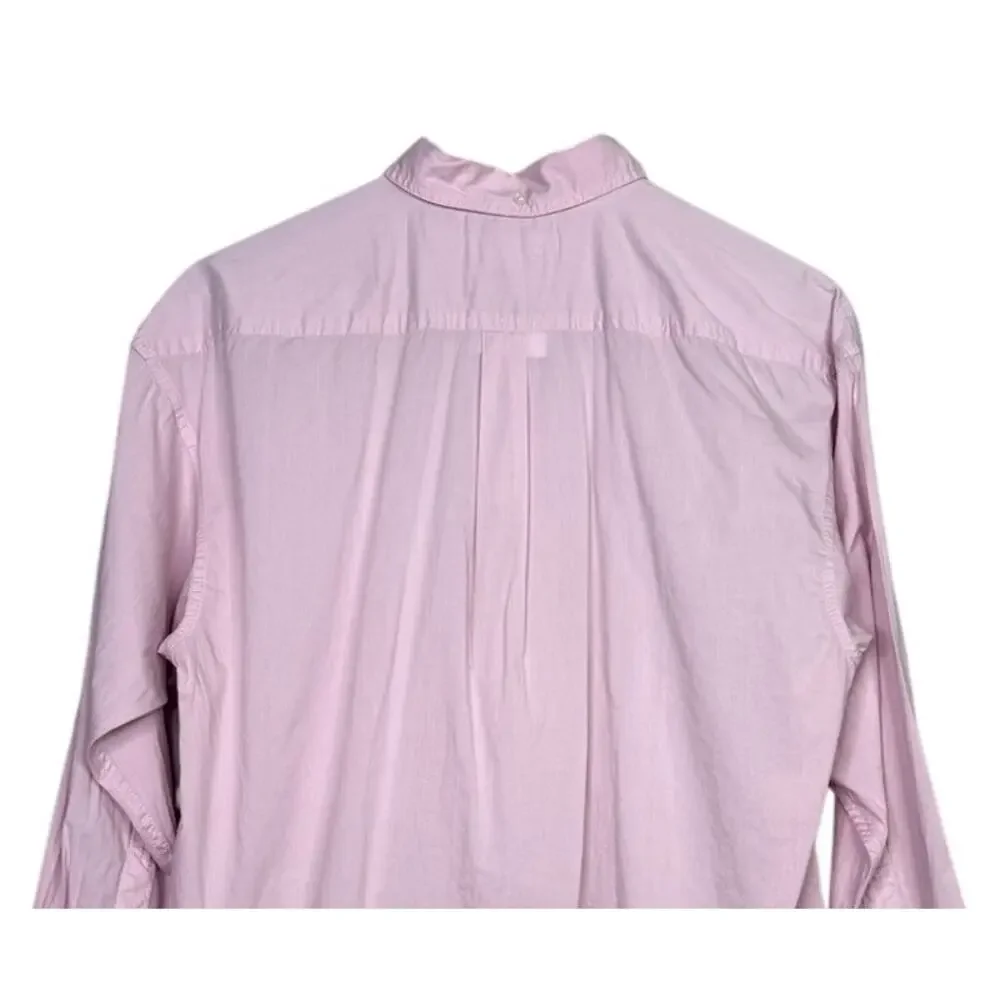 NWT J. Crew Men's Collared Button Down Relaxed Fit Long Sleeve Shirt Small Pink
